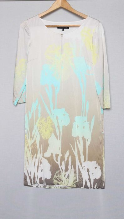 Sukienka Luisa Cerano kwiaty jedwab bawełna roz.S 36