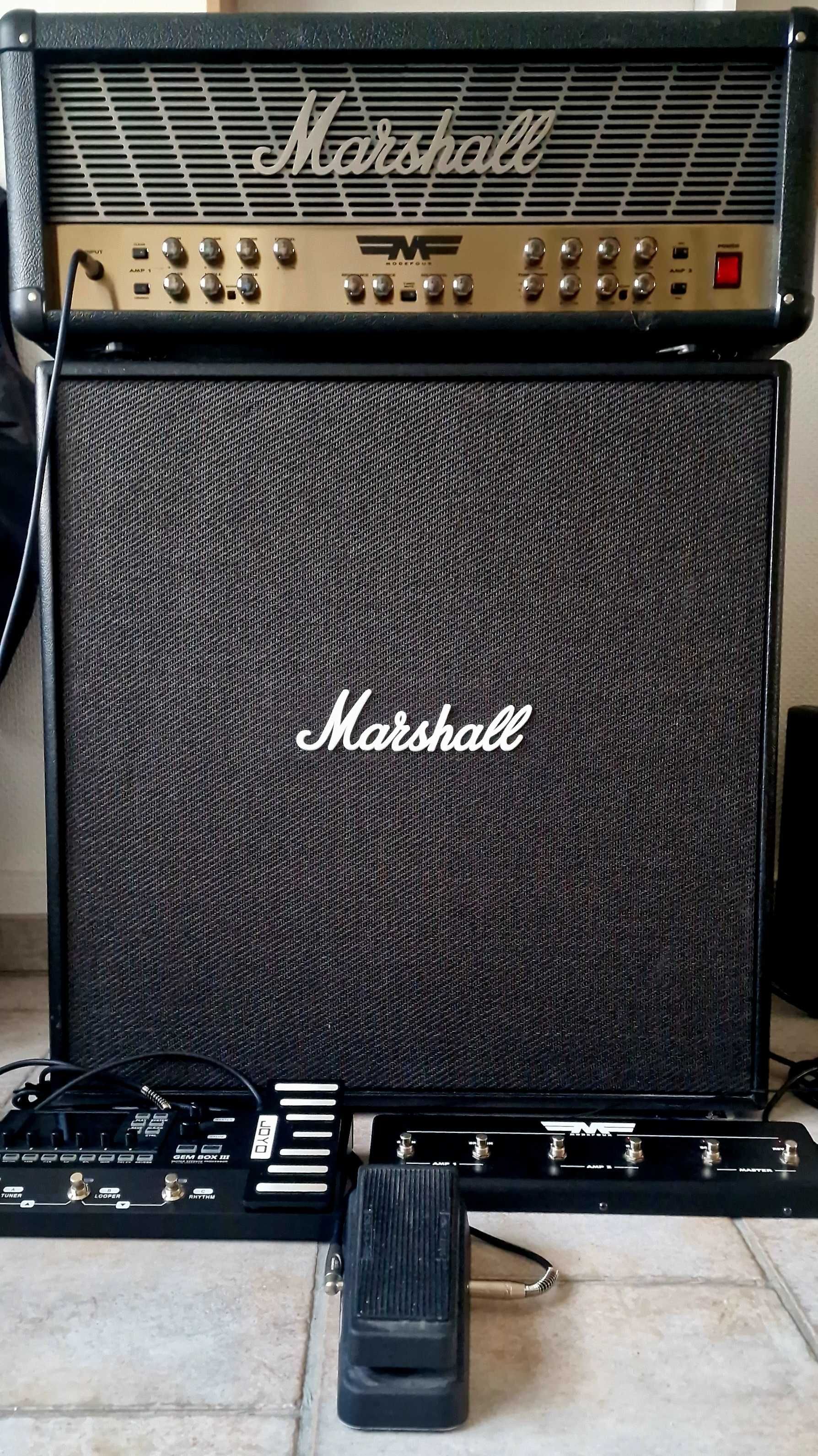 Wzmacniacz Marshall mode four mf350 + Marshall 300W