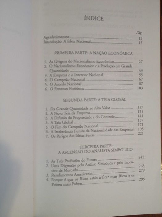 Robert B. Reich - O trabalho das nações