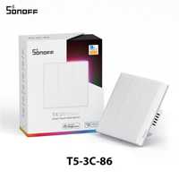 Sonoff T5-2C-86  1,2,3-канальный вай-фай wi-fi/Bt выключатель