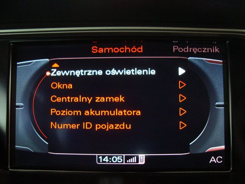 Polski Język Nawigacja Mapa carplay USA EU Audi A4 A5 A6 A8 Q5 Android
