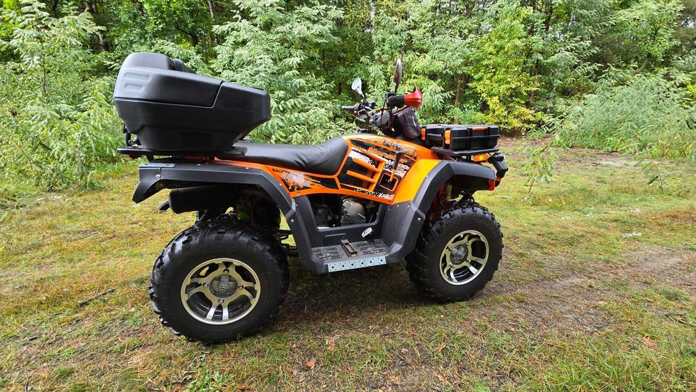Quad 4x4 homologacja. Nowe opony - wyciagarka - kufer - alufelgi.