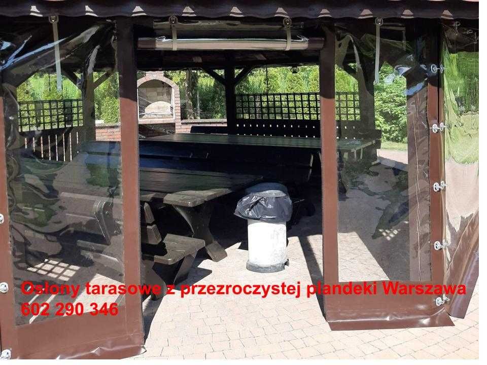 Pomiar, montaż, producent osłon z folii przezroczystej Warszawa.
