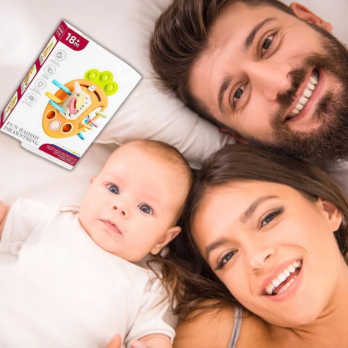 Zabawka Gryzak Montessori Sensoryczna Antystresowa Dla Niemowląt