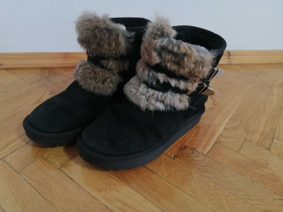 Уги дитячі замшеві зимові