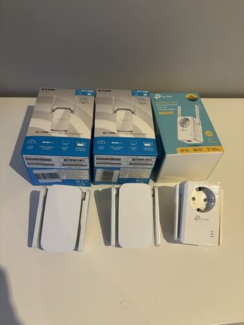 (ZESTAW)  2 Wzmacniacze sieci D-Link  i TP LINK Range Extender