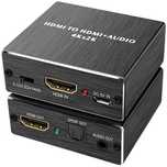 HDMI аудіо екстрактор з HDMI на оптичний SPDIF та 3,5мм miniJack