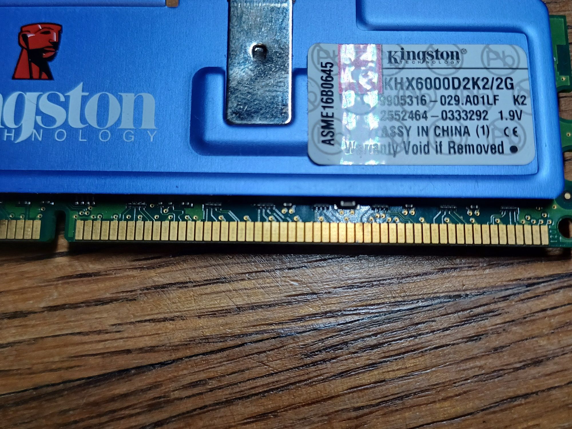 Kingston HyperX 1024 MB RAM DDR2 800 MHz