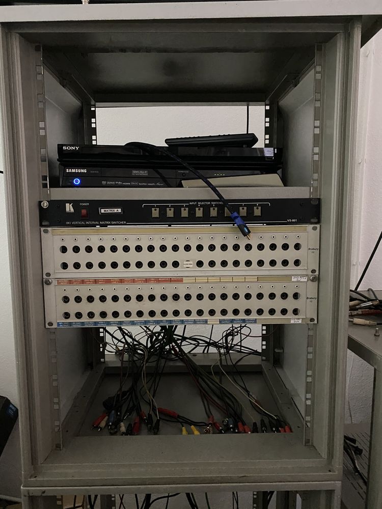 Rack Video, audio - sem portas