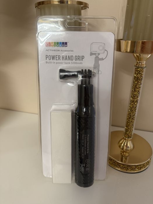 Uchwyt z powerbankiem do GoPro / kamera sportowa