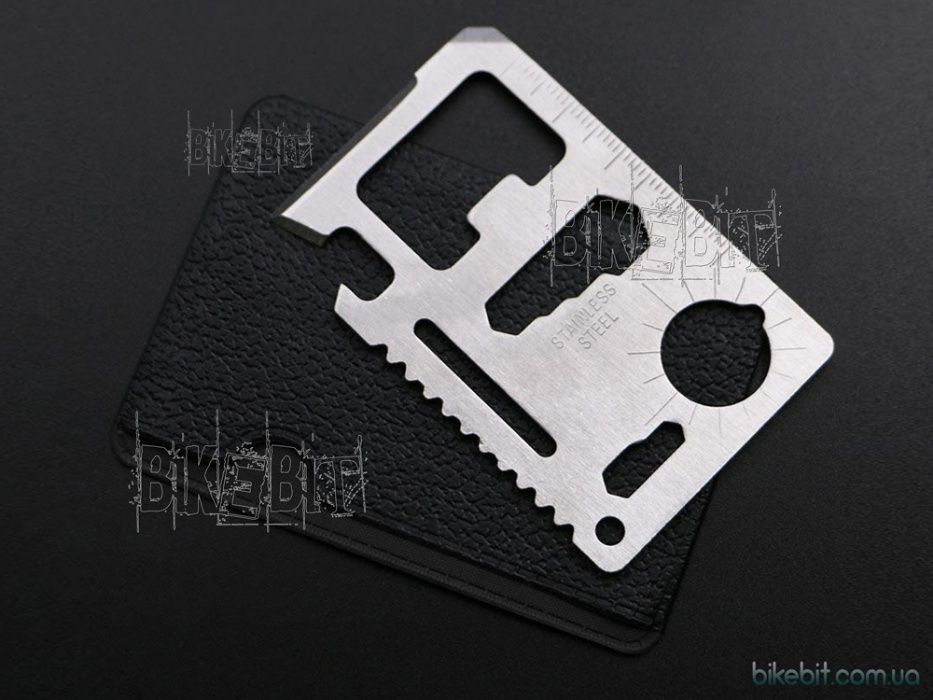 Мультитул 11в1 Нержавіюча сталь Ніж Кредитка ОПТ від 16 грн/шт