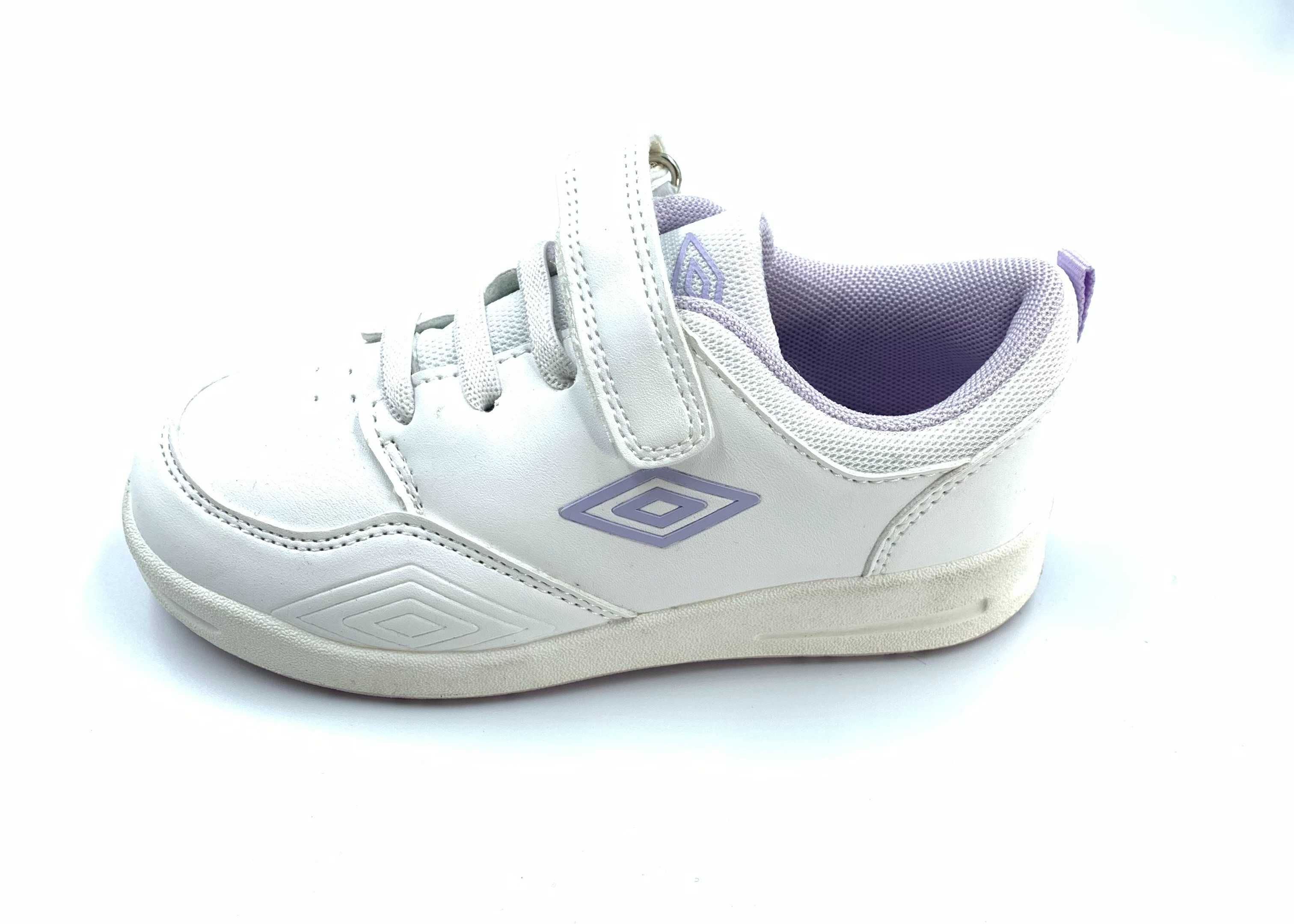 Buty dziecięce Umbro białe fioletowe rozmiar 27