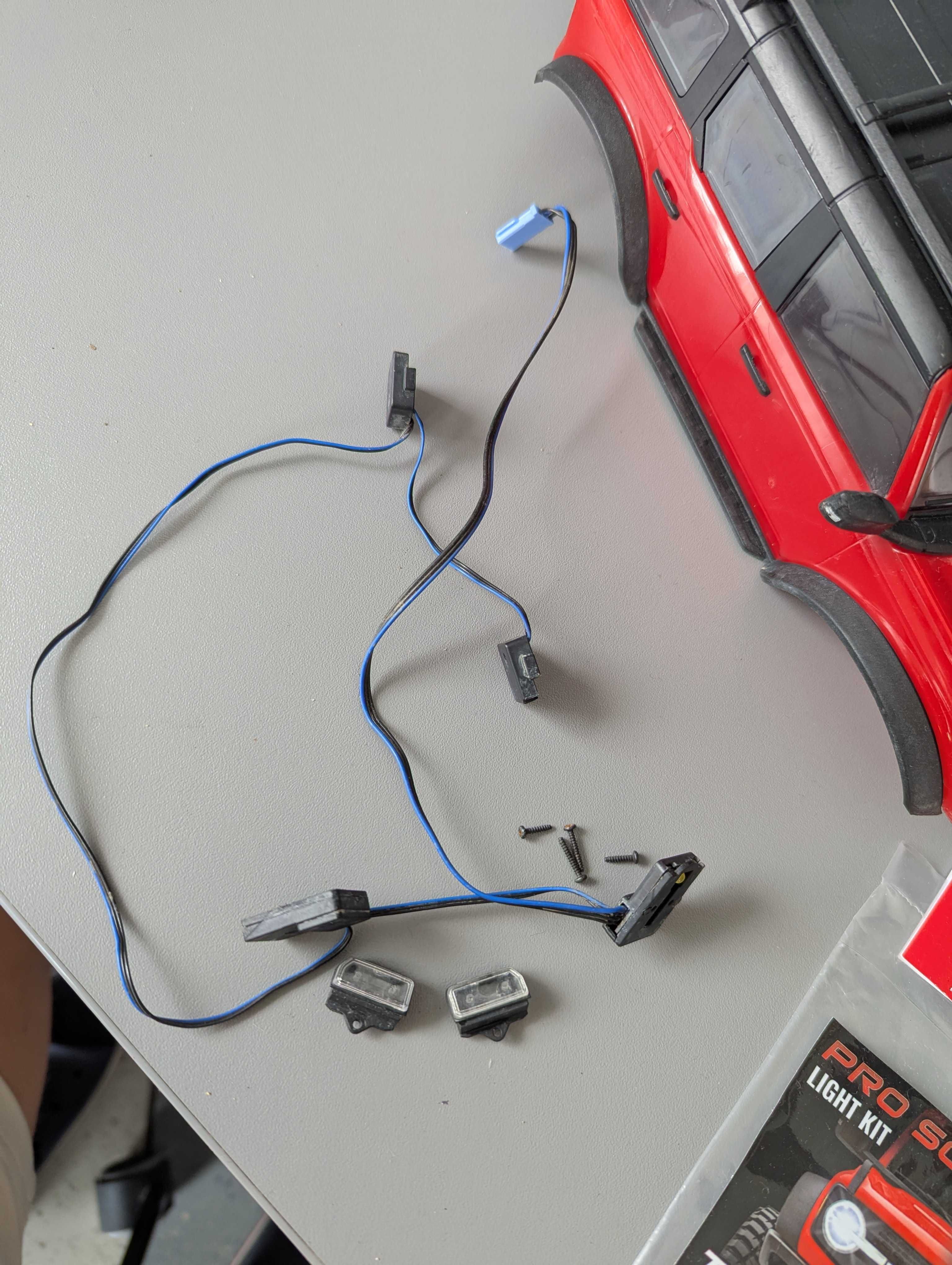 Traxxas trx4m 1/18 bronco oświetlenie + karoseria