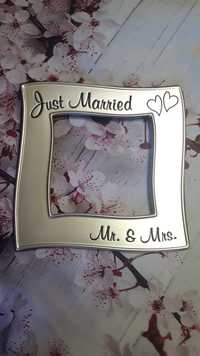Рамка для фотографий "Just Married" 12×12