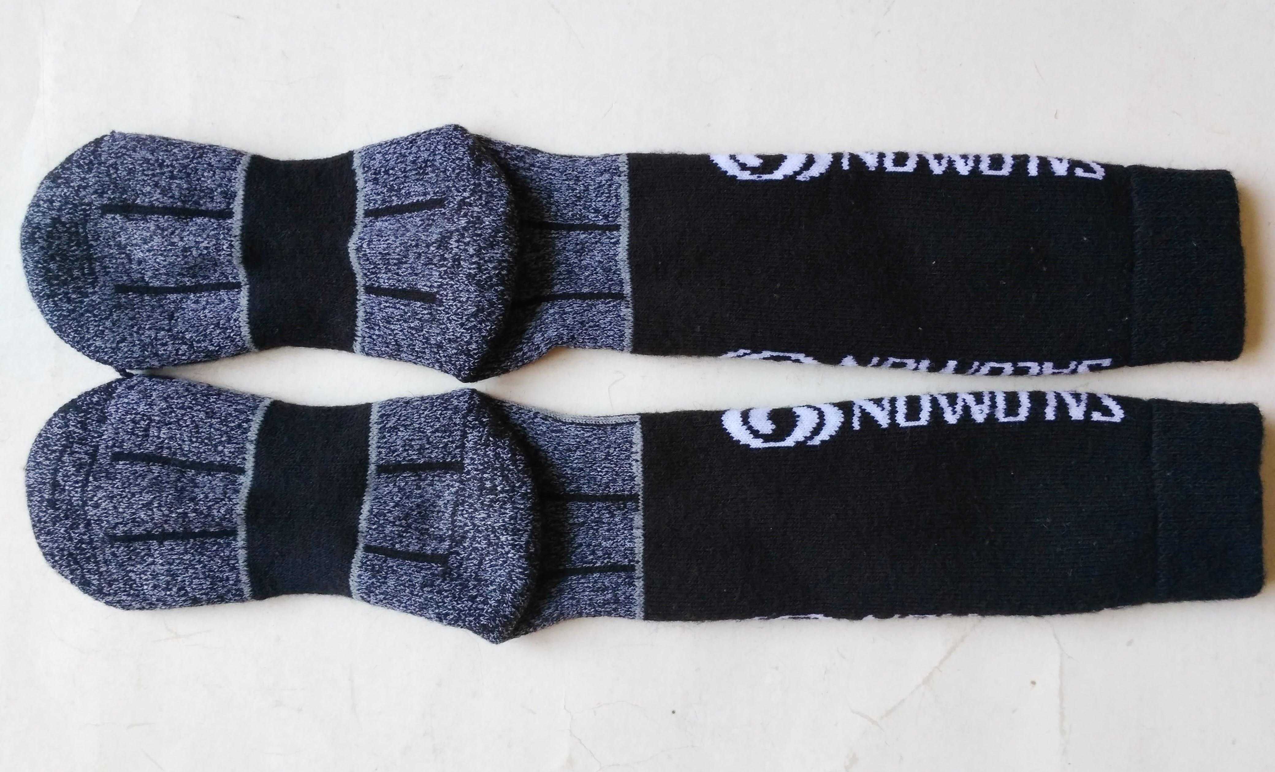 Шкарпетки SALOMON 38-42 black/grey в'язані