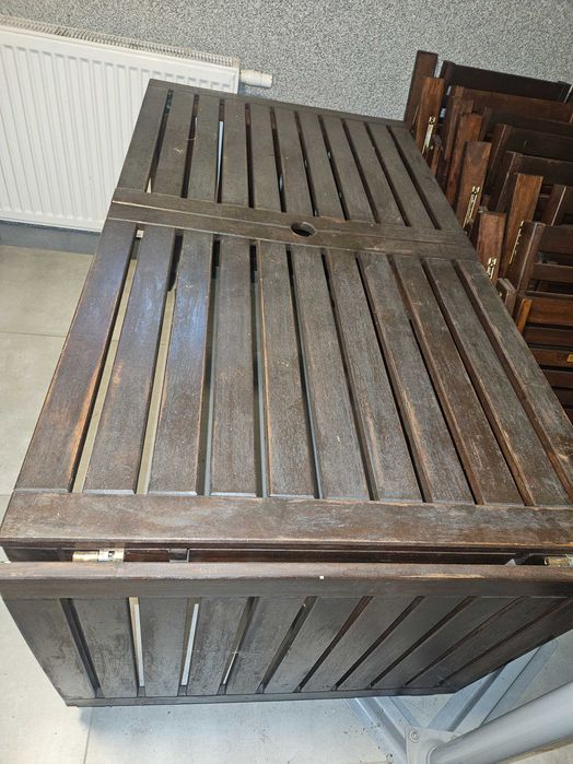 Ikea stol rozkl. + 8 krzeseł