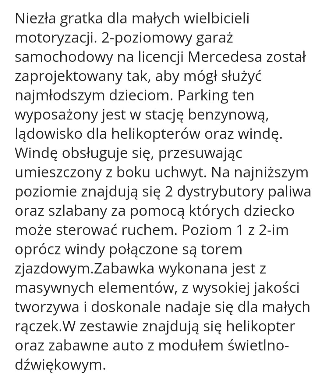 Garaż parking Klein