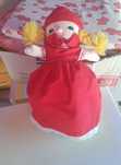 História do Capuchinho Vermelho de tecido
