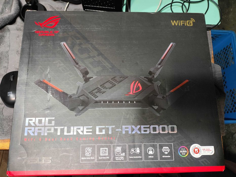 ASUS ROG Rapture GT-AX6000 Router Gamingowy Wi-Fi 6