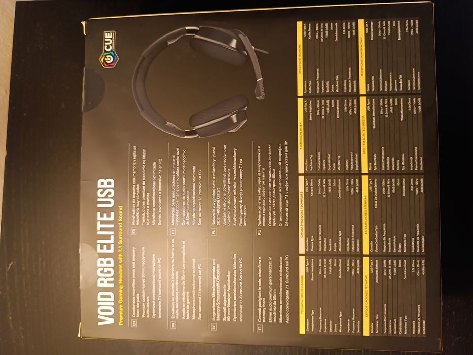 Corsair Void RGB elite USB