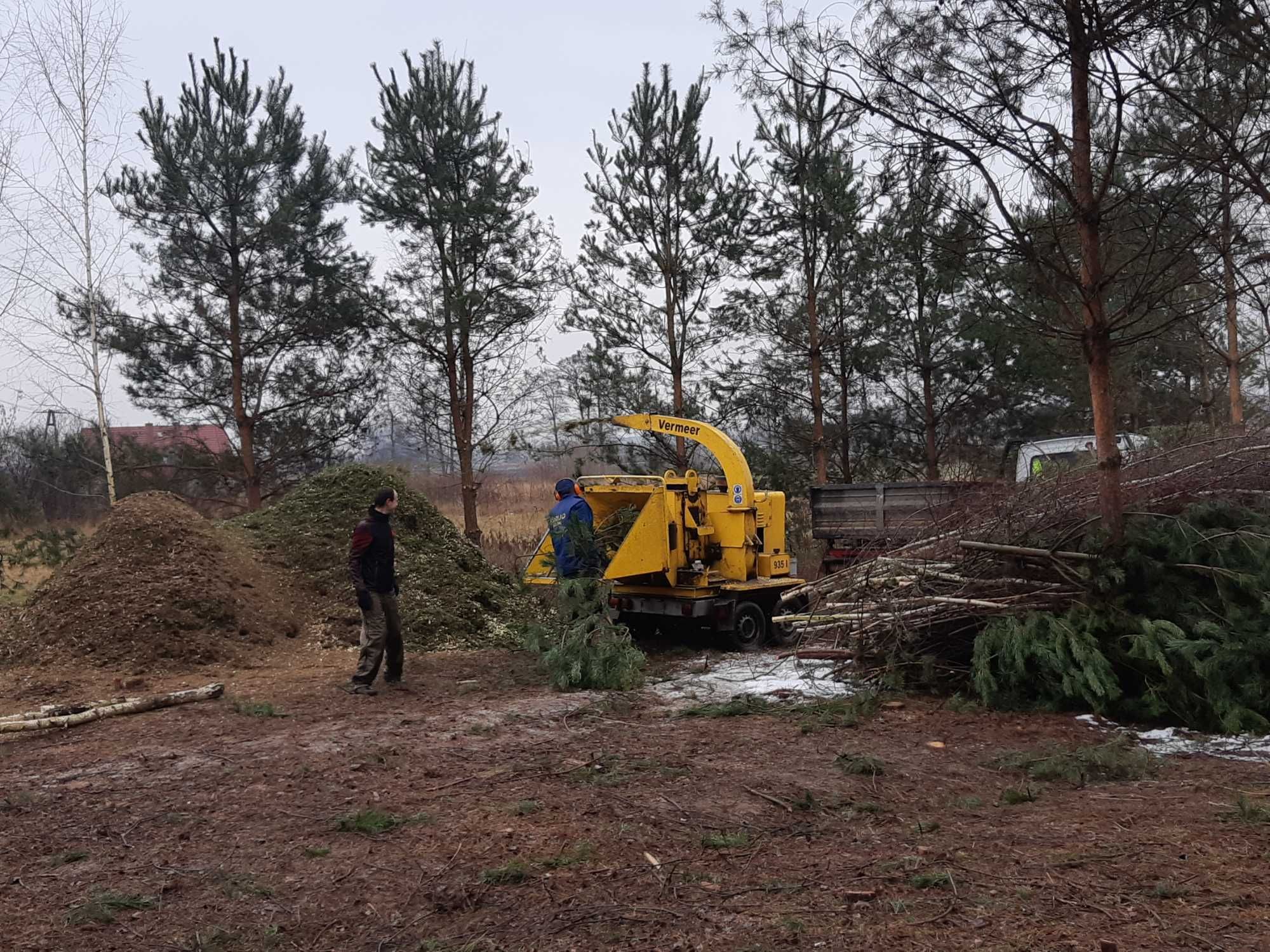 Wycinka Drzew Niwelacje Terenu Frezowanie Karp Rębak Podnośnik