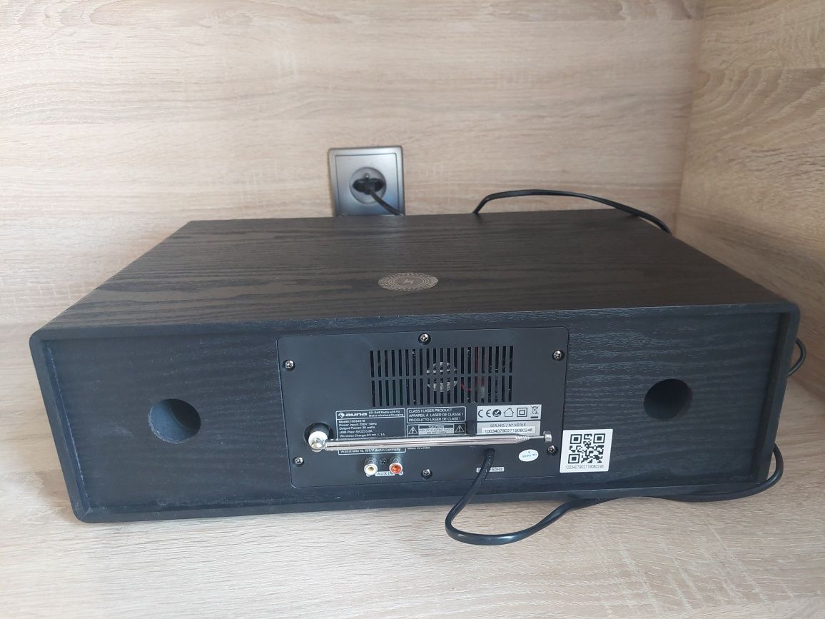 Auna Radio Retro CD bluetooth czarne