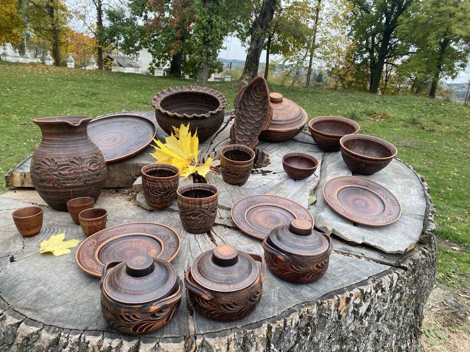 Посуд глиняний українського виробника ручної роботи