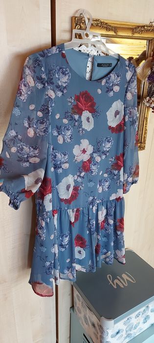 Nowa sukienka mohito xs s kwiaty oversize