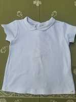 Bawełniana koszulka z kołnierzykiem firmy Zara r.104 (3-4 lata)