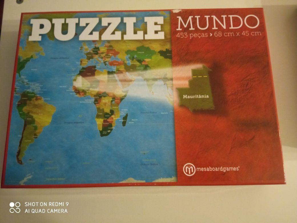 Puzzle mundo e puzzle europa