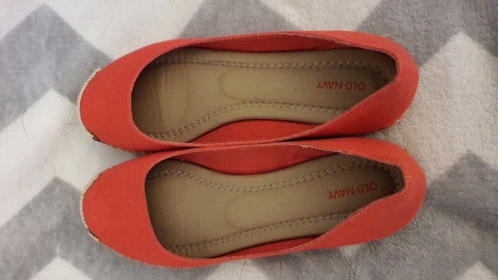 Espadryle Old Navy pomarańczowe