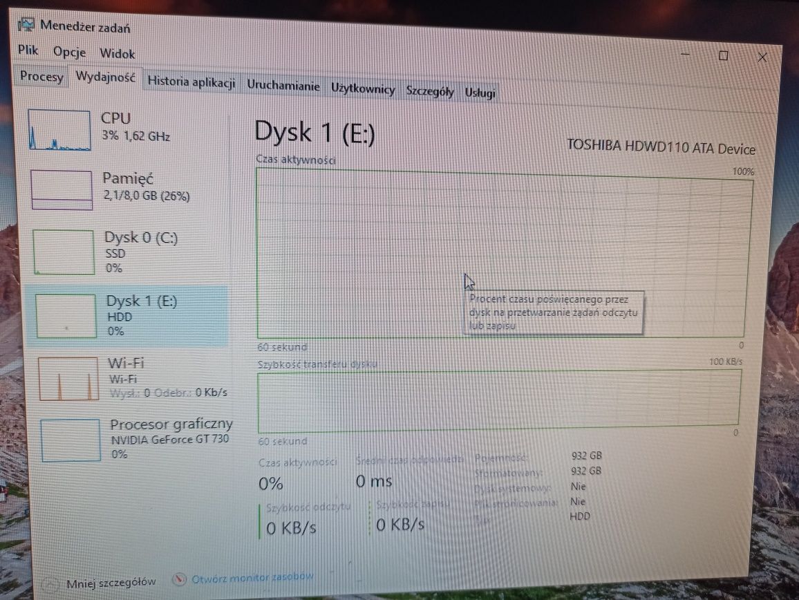Komputer stacjonarny PC do nauki internetu filmów