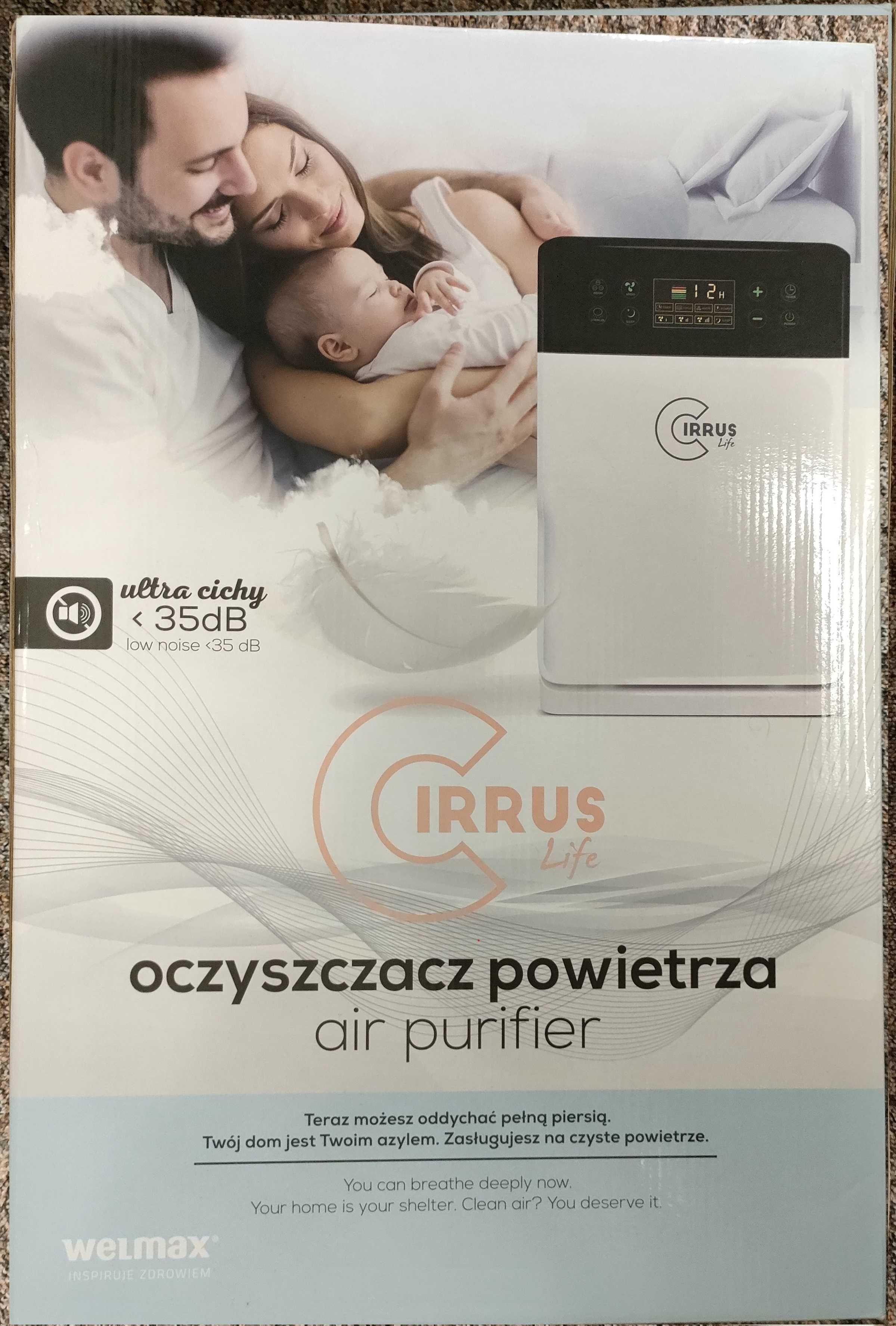 Oczyszczacz powietrza CIRRUS LIFE WELMAX, NOWY