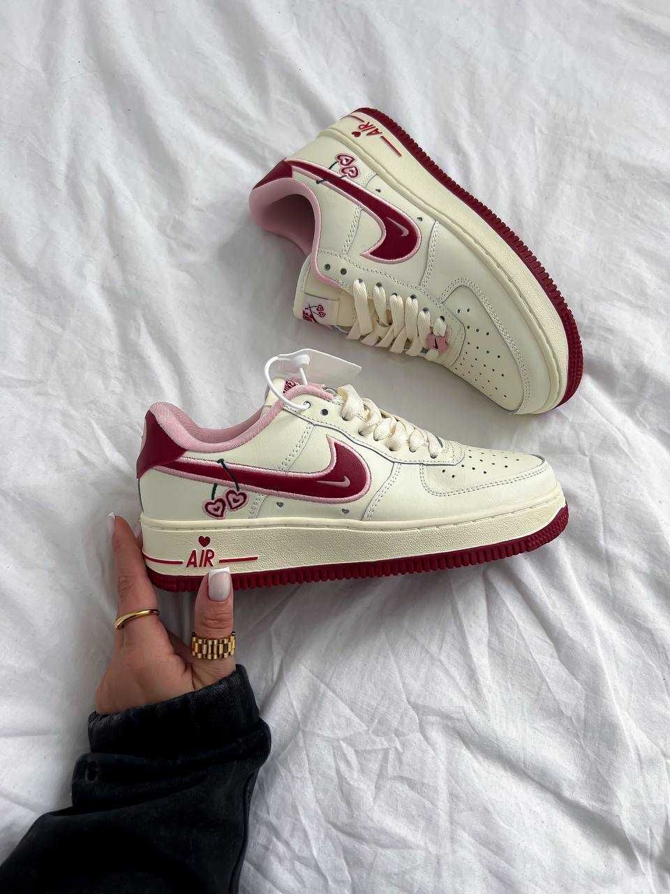 Кроссовки Nike Air force 1 low cherry / Найк Аир Форс розовые 37 38 39