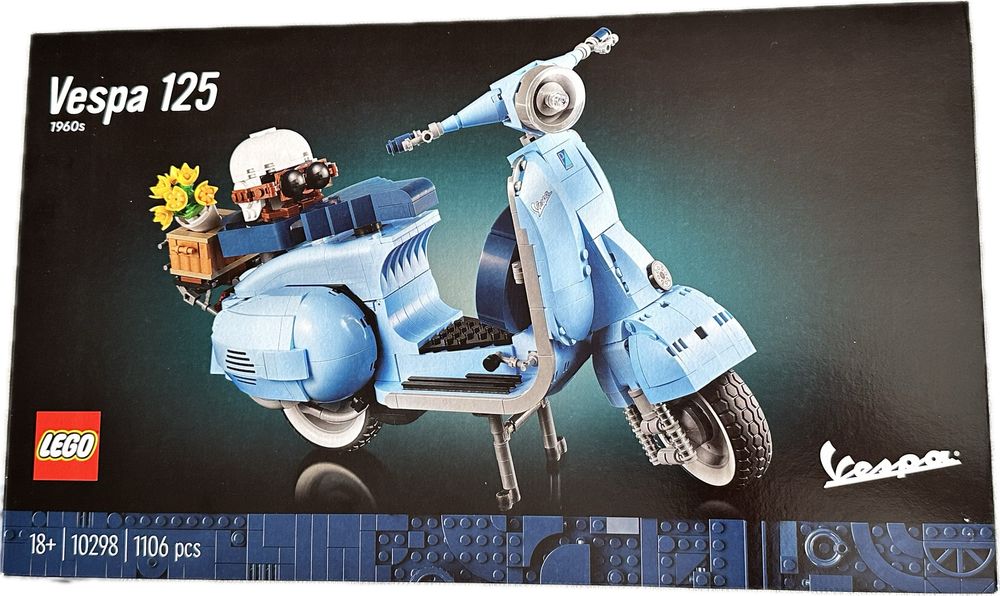 LEGO ICONS 10298 Vespa 125 nowy nie rozpakowany zestaw