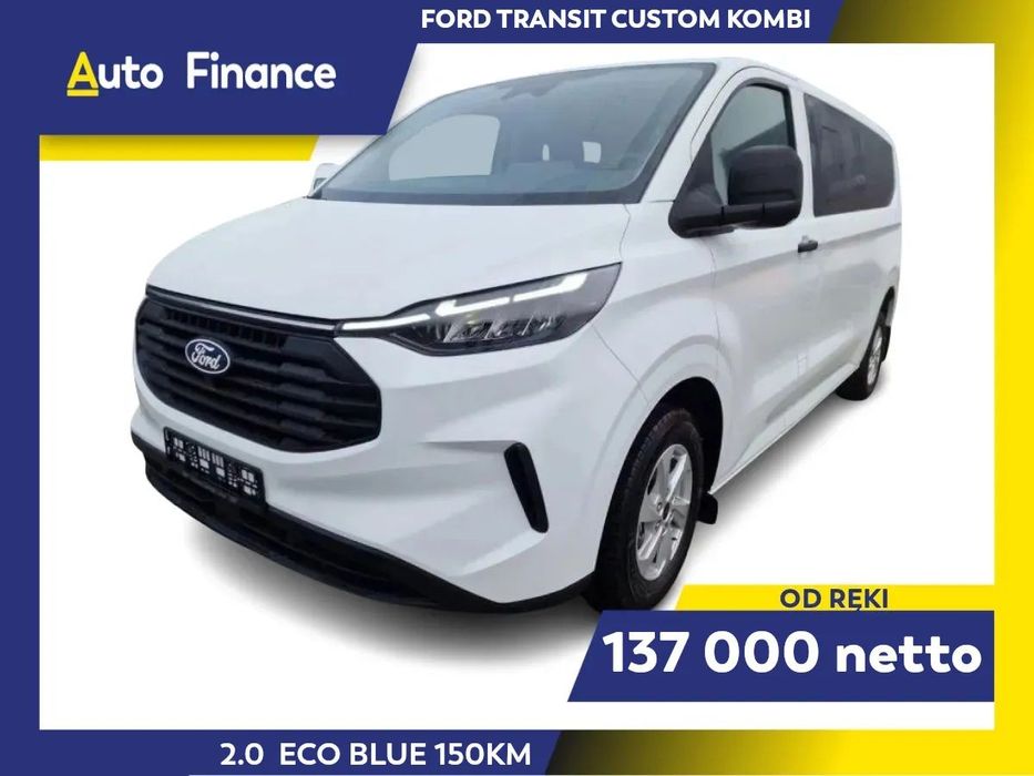 Ford Transit Custom Kombi 2.0 EcoBlue 150KM Trend | OD RĘKI