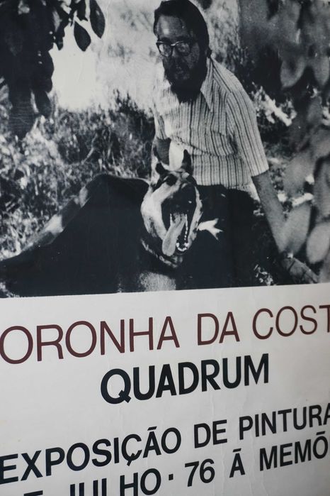 Cartaz / Poster Exposição Noronha da Costa - Galeria Quadrum 1976