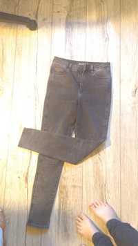 Grafitowe jeansy skinny, rozm. XS