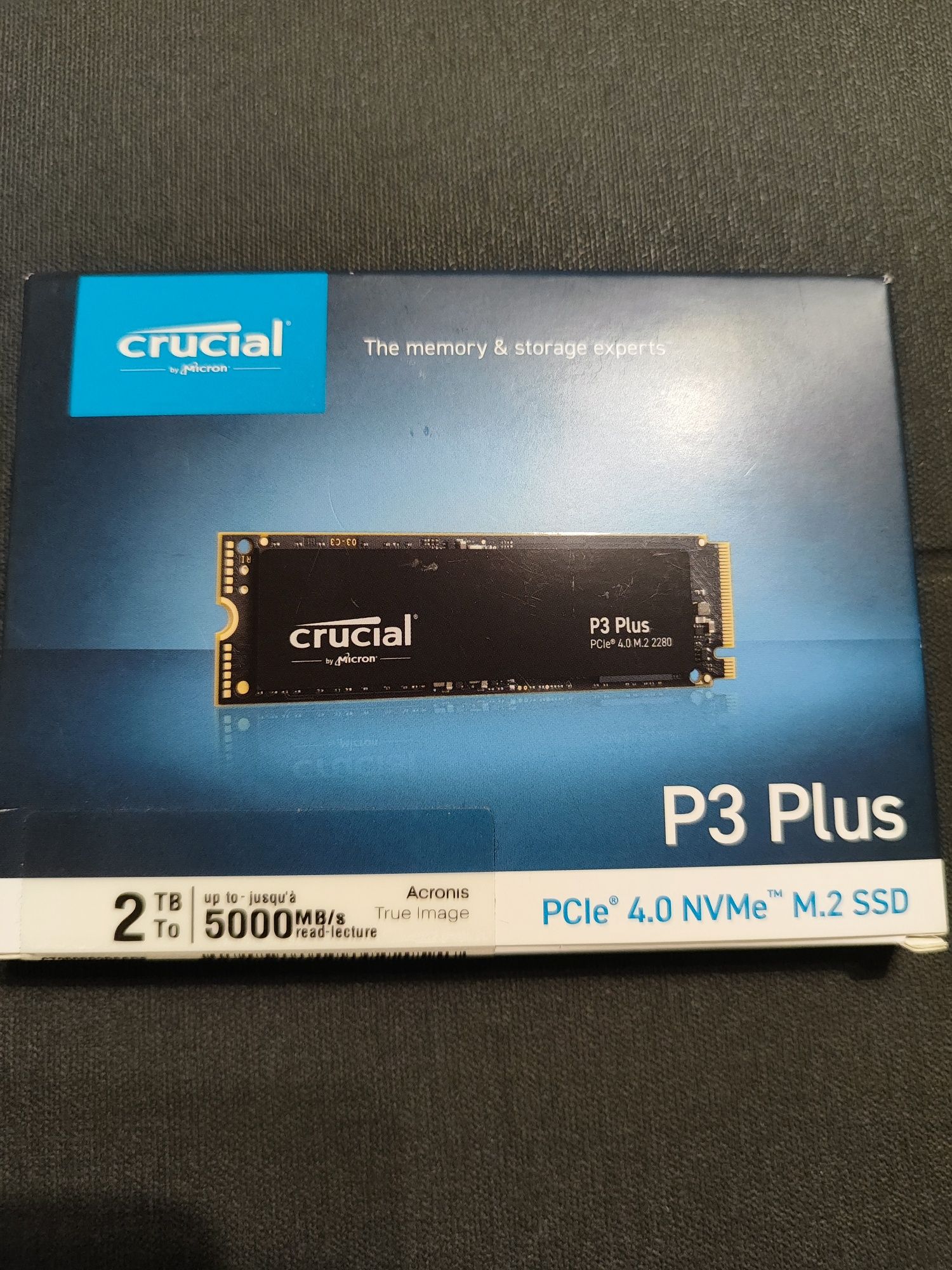 Внутрішній SSD диск Crucial P3 Plus (CT2000P3PSSD8) Black 2 TB