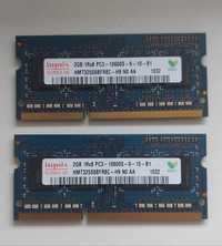 2 x RAM 2GB 1Rx8 PC3-10600S-9-10