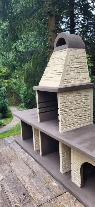 Ogromny grill 240cm wędzarnia duża