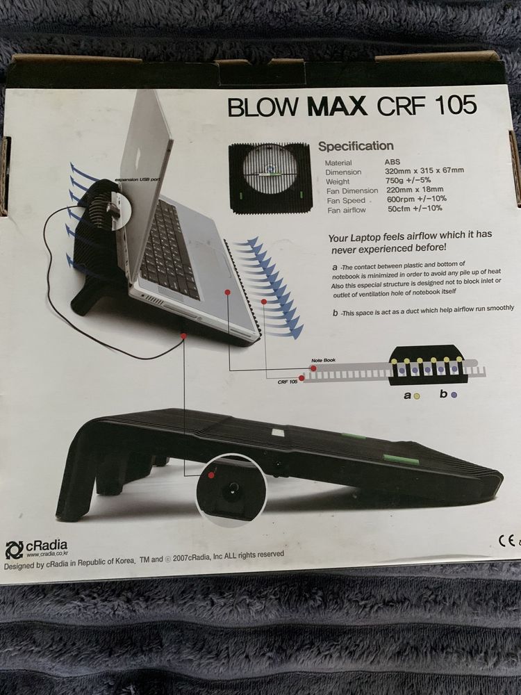 Подставка-кулер охлаждения Blow max/crf 105