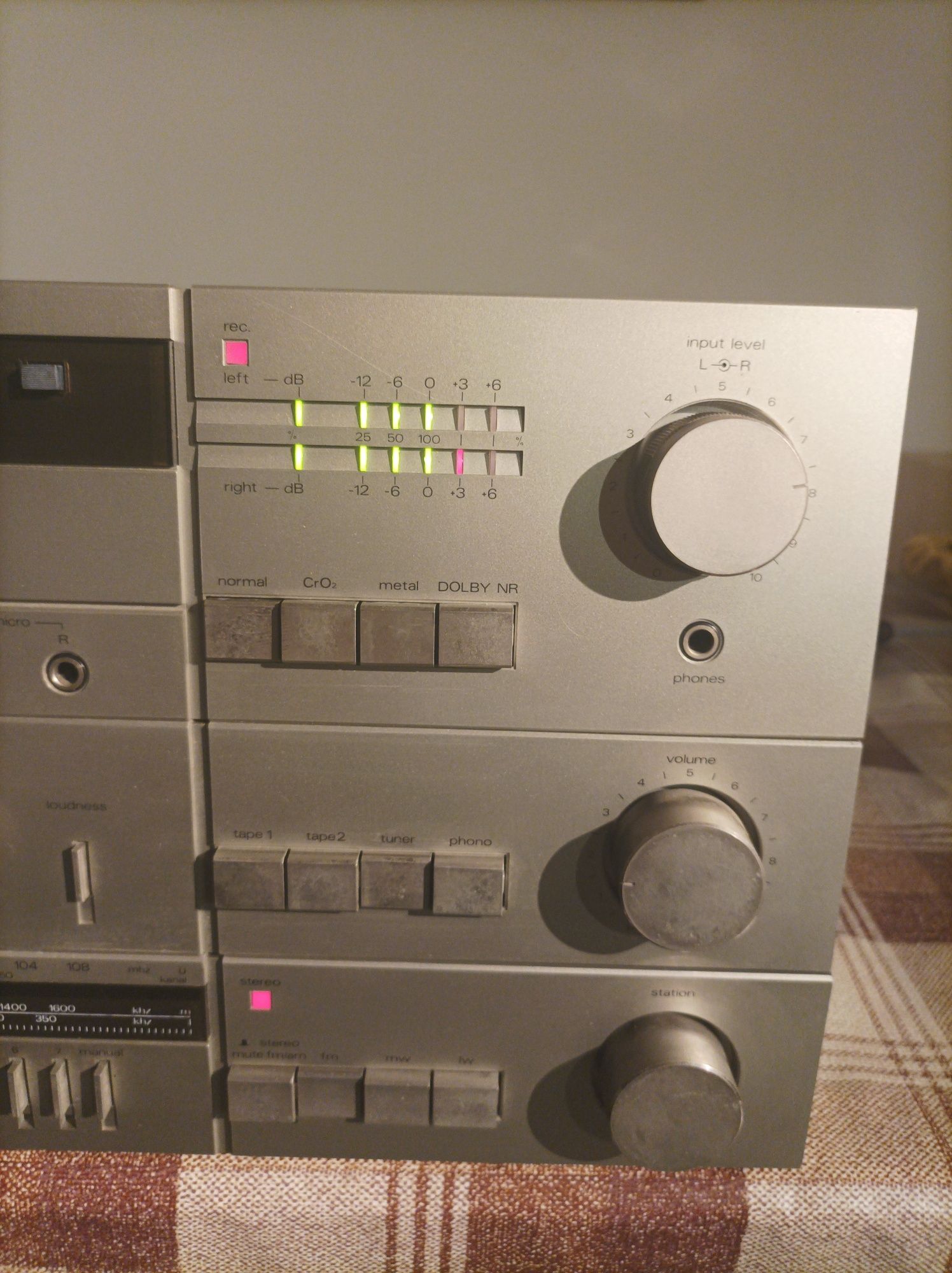Nordmende wzmacniacz PA-1002, Tuner TU-1002,Tape CD-1002 Vintage