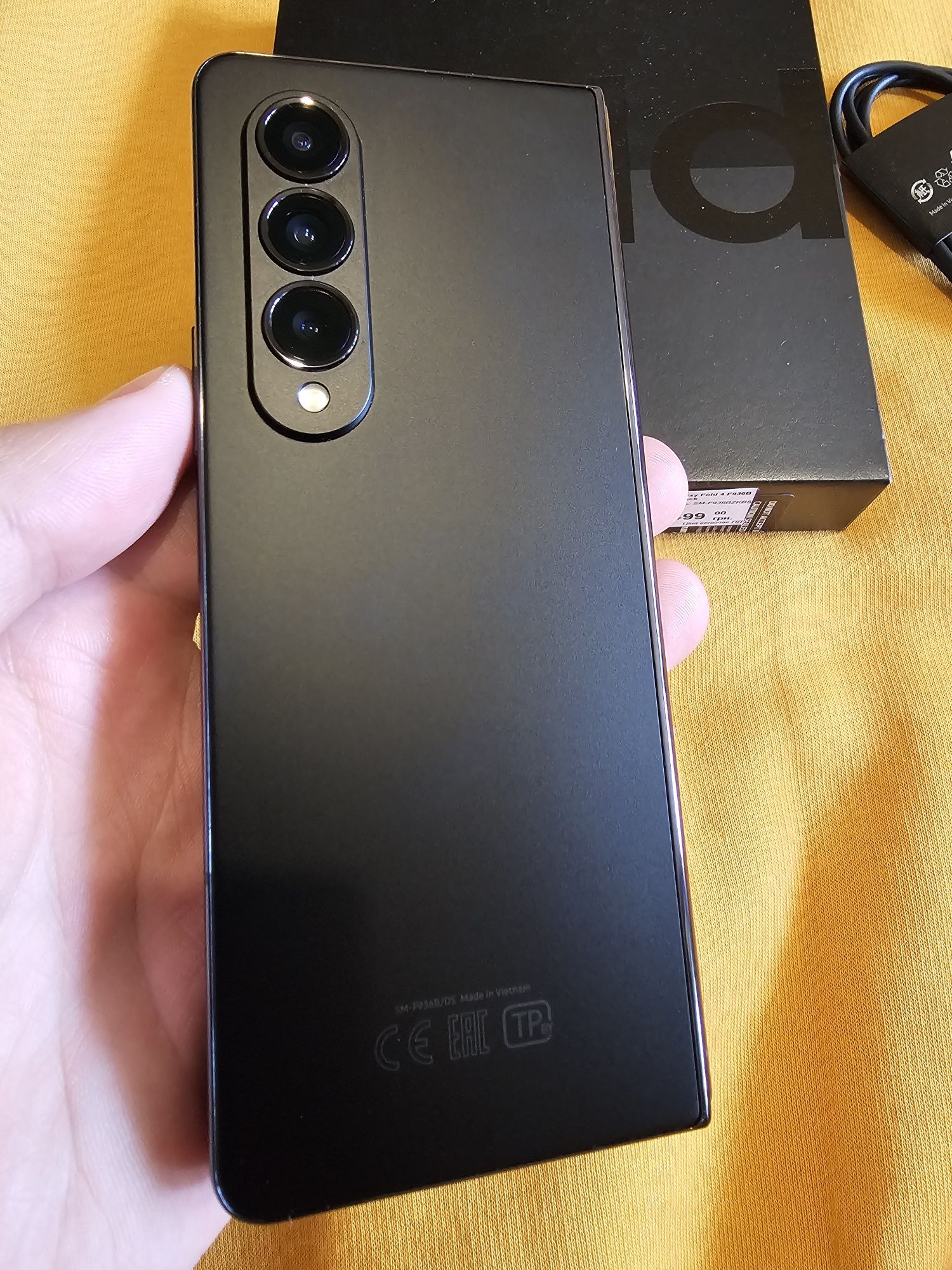 Официальный Samsung Galaxy Fold 4 duos phantom black sm-f936b ds