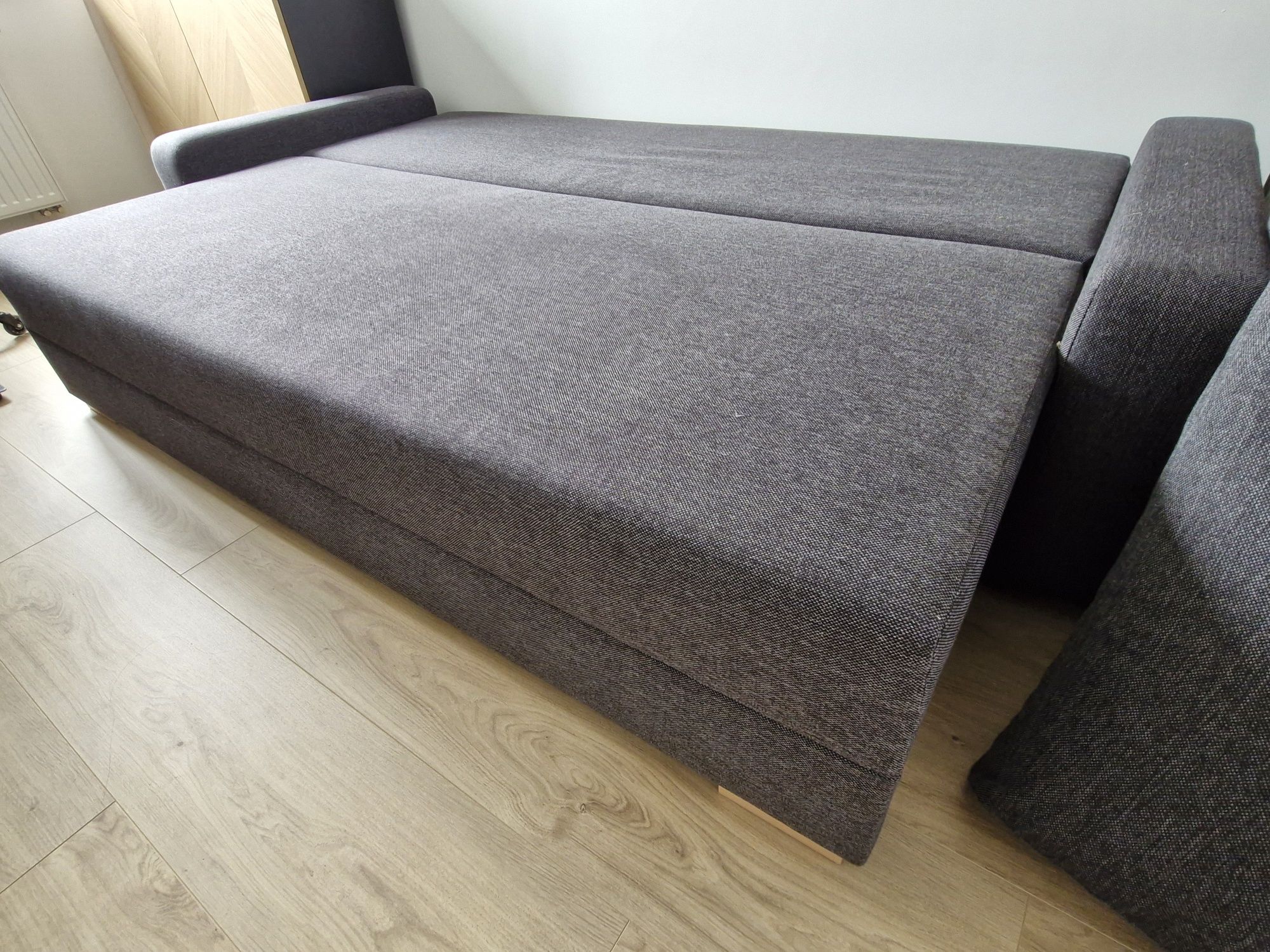 GRÄLVIKEN Rozkładana sofa 3-osobowa, ciemnoszary IKEA
