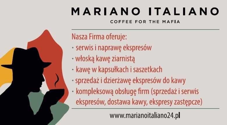 Serwis, naprawa i sprzedaż ekspresów do kawy Mariano Italiano
