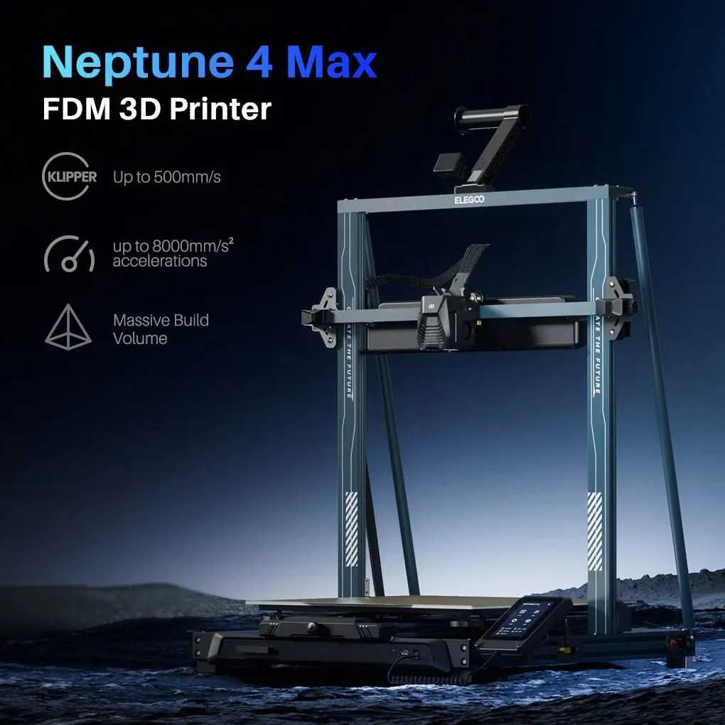 3D-принтер ELEGOO Neptune 4 Max EU / 3 Д принтер Нептун 4 Макс Європа