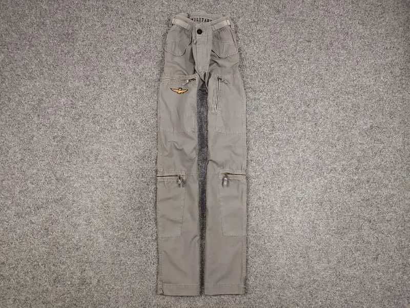 Aeronautica militare карго штани тактичні сірі повсякденні з кишенями