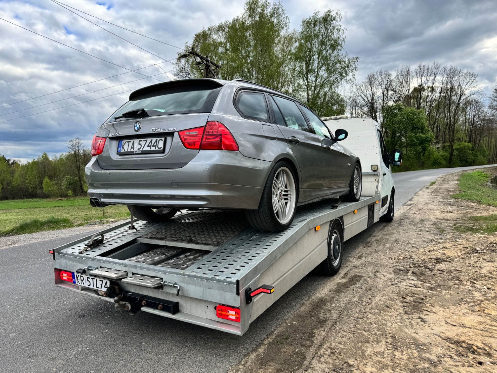 Wypożycz i jedź laweta autolaweta wynajem kat. B Opel Movano