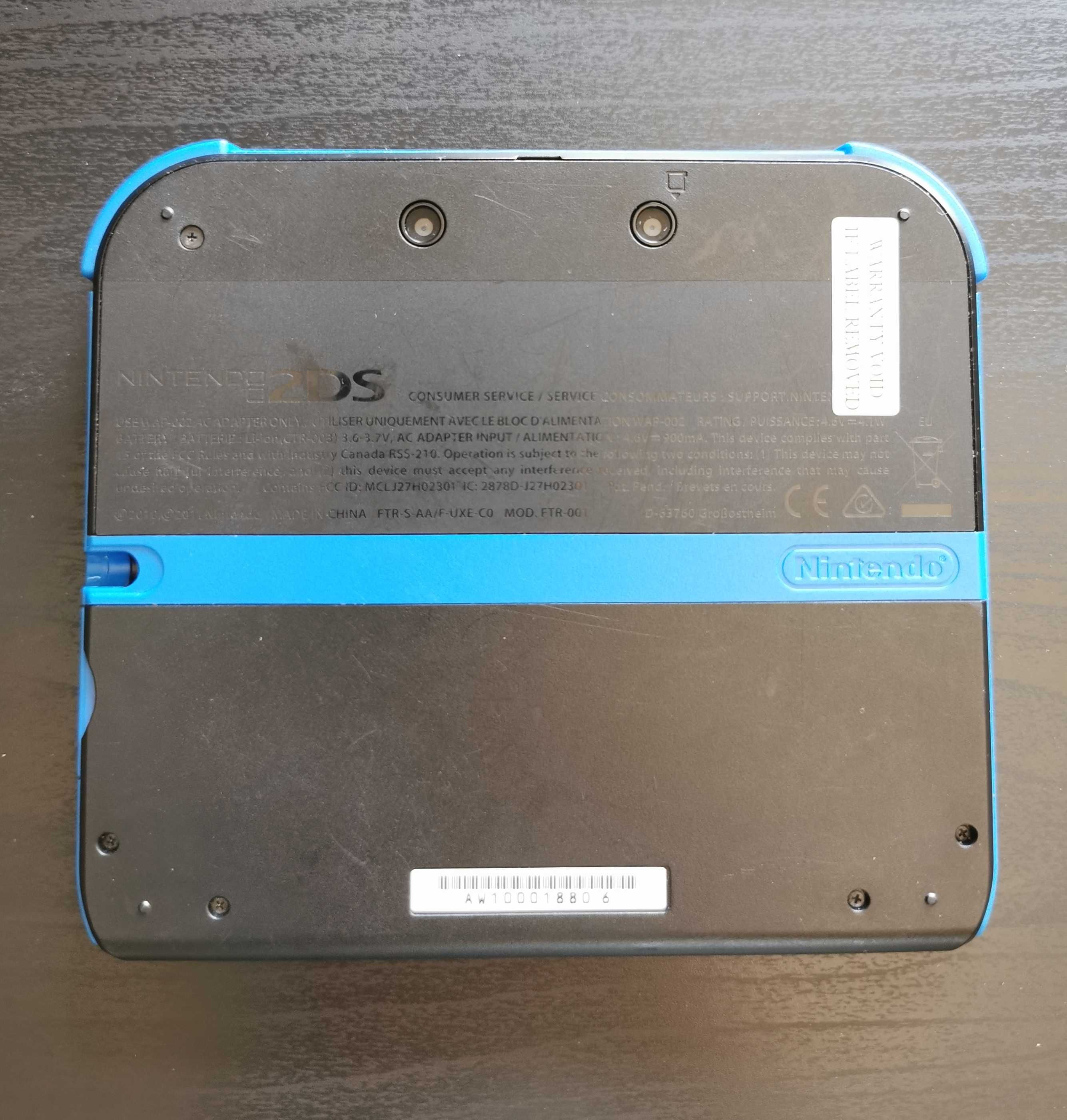 Nintendo 2ds desbloqueada 128GB